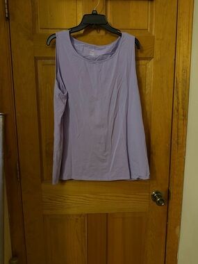 J. Jill Lavender Sleeveless Scoop Neck Tank